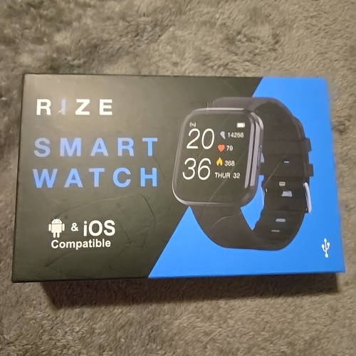 Rize smart watch black - watch, droid
